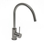 Dřezová baterie SAT Aurum s otočným ramínkem broušený gun metal SATBAUR280BGM SATBAUR280BGM
