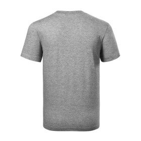 Unisex tričko Recall (tmavě šedá melanž (štítek značky)) L