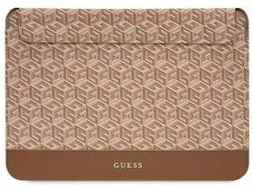 Guess GCube Stripes 14" hnědá / Pouzdro / Notebook do 14" (GUCS14HGCFSEW)