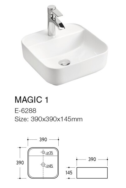 COMAD - Umyvadlo na desku MAGIC 40 5907441298056