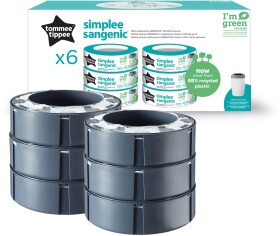 Tommee Tippee Náhradní kazety Sangenic Simplee sada 6ks (pouze pro koš Simplee)
