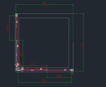 H K - Sprchový kout čtvercový, SIMPLE BASIC 90x90x185 L/P varianta, rohový vstup SE-SIMPLE9090-185