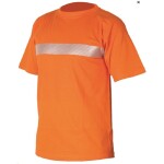 Triko XAVER H17256 s reflexními prvky oranžové M oranžové