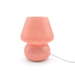 LED stolní lampička růžová