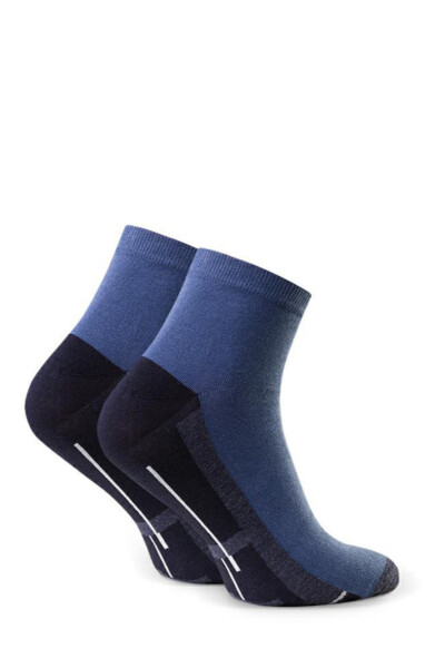 Pánské vzorované ponožky 054 JEANS 44-46