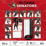 JF Turner Kalendář Ottawa Senators 2025 Wall Calendar