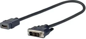 VivoLink Pro DVI - HDMI M - F 0.2m / 2560x1600 / trojité stínění (PRODVIADAPHDMI)
