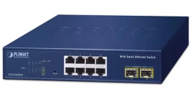 Planet GS-2210-8T2S / Switch / 8x RJ-45 10/100/1000 / 2x SFP / L2 Managed (GS-2210-8T2S)