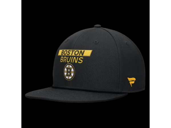 Fanatics Pánská Kšiltovka Boston Bruins AP Rink Prime Structured Mid Crown Adj. Squarevisor Snapback