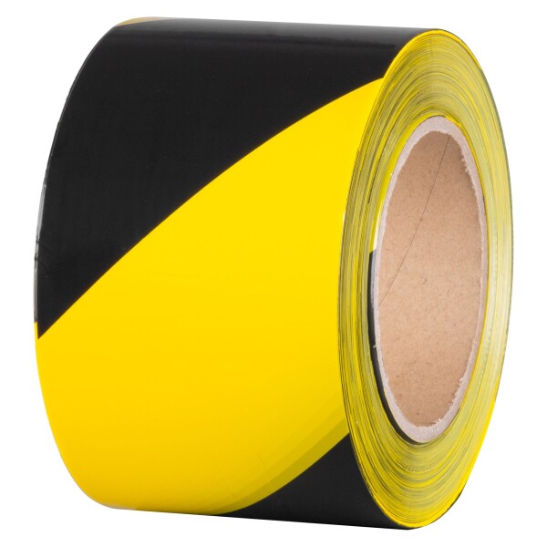 STREND PRO 2173090 Výstražná páska žluto-černá, PE, 80mm x 250m