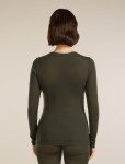 Dámské merino triko dlouhý rukáv ICEBREAKER Wmns 175 Everyday LS Crewe, Dark Loden velikost: M