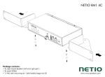 NETIO RM1 4C / Montážní držák / 19" / 1U / pro 1x PowerPDU 4C (ACCS-RM1-4C)