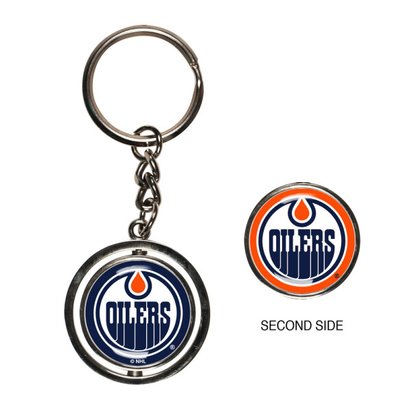 Wincraft Přívěšek Edmonton Oilers NHL Spinner Key Ring FA_1410378