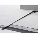 MEXEN - Line-B spádová lišta podlahová 120 cm levá, černá 187001120L