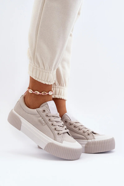 Dámské tenisky se silnou podrážkou Lee Cooper šedá Velikost: 40