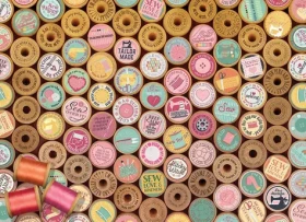 COBBLE HILL Puzzle Šťastné vyšívání