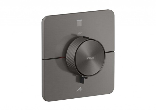 AXOR - ShowerSelect ID Termostatická baterie pod omítku, pro 2 spotřebiče, kartáčovaný černý chrom 36754340