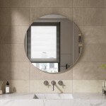 Erga Round, kulaté zrcadlo 80cm, ERG-V01-ROUND-8080-CL
