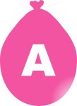 Balónek písmeno A růžové balonky.cz Balónek písmeno A růžové balonky.cz