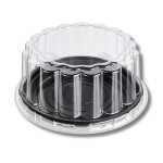 Dortisimo Plastový podnos s víkem na dort 33 x 12 cm (pro dort o velikosti 26 cm)