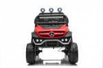 Mamido Dětské elektrické autíčko Buggy Mercedes-Benz Unimog 4x4 červené