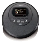 Lenco CD-500BK černá / Přenosný CD přehrávač / MP3 / DAB+ / FM / 3.5mm (CD-500BK)