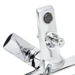Vanová baterie SAT Brevis bez sprchového setu 150 mm chrom SATBSBRE222 SATBSBRE222
