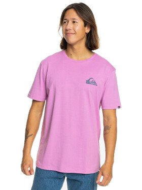 Quiksilver MINI LOGO violet pánské tričko krátkým rukávem