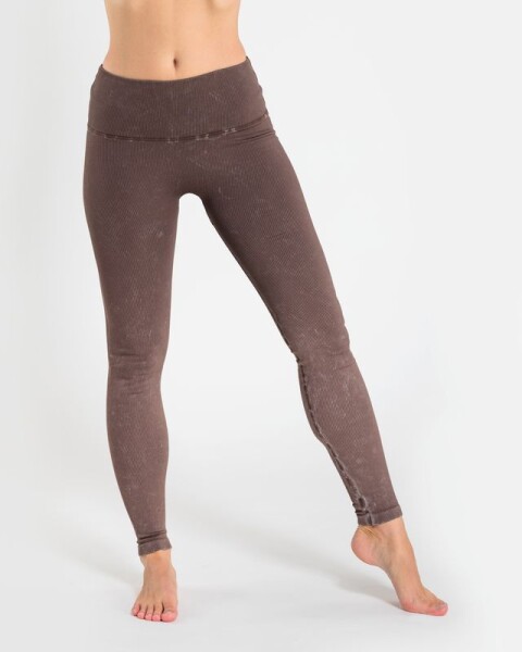 Vilgain Mineral Wash Seamless Leggings cocoa martini