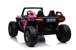Mamido Elektrické autíčko buggy Clash 24V 4x200W 16km/h 60kg 2x12V14Ah růžové