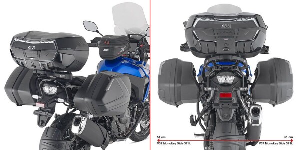 Plx3125 trubkový nosič Suzuki V-Strom 800 DE/800 SE (23-25), pro boční kufry, jen pro V 35 nebo V 37