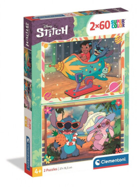 Puzzle Stitch: Havajská zábava 2x60 dílků