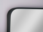 OLSEN SPA - Zrcadlo bez osvětlení PIRNA BLACK - Rozměr A - 60, Rozměr C - 80 OLNZPIR6080B