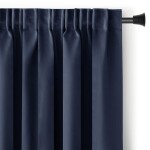 Zatěmňovací závěs blackout RESTILO indigo 140 x 245 cm 1 ks