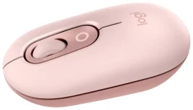 Logitech POP růžová / bezdrátová optická myš / 4 tlačítka / 4000dpi / BT (910-007413)