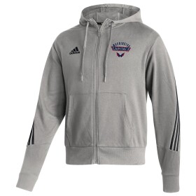 Pánská mikina Washington Capitals NHL adidas 2021 22 Authentic Apparel Full-Zip Hoodie Velikost: S