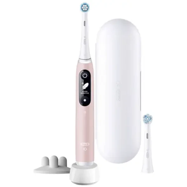 Oral-B iO Series 6s růžová / Elektrický zubní kartáček / magnetické iO / 5 režimů / AI (4210201427384)