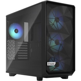 Fractal Design Meshify 2 Lite RGB Light Tint černá / E-ATX / 2x USB 3.2 / 4x 140mm / bez zdroje / průhledná bočnice (FD-C-MEL2A-05)