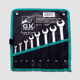 GK Tools sada očkoplochých klíčů, chrom 8 dílů 6-22 mm GK10342