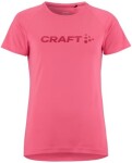 Běžecké tričko CRAFT CORE Essence Logo - růžová Velikost textilu: XL