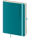 Zápisník linkovaný Helma A5 - Flexies Petrol Blue