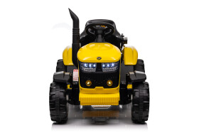 Mamido Dětský elektrický traktor s vlečkou 12V 7Ah žlutý