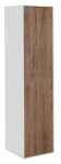AQUALINE - ZANYA vysoká skříňka 35x140x30cm, bílá mat/dub emporio ZA140