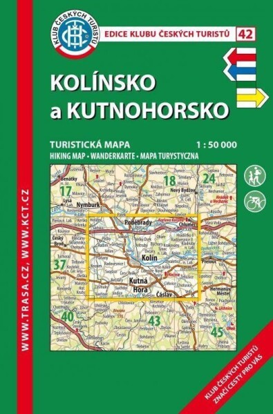 KČT 42 Kolínsko a Kutnohorsko 1:50 000 Turistická mapa, 7. vydání