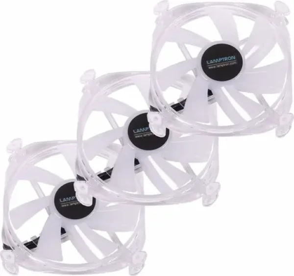Lamptron Icecloud+ ARGB 120 transparentní / Ventilátor / 120 mm / ARGB / PWM / 3-pack (LAMP-ABAR103)