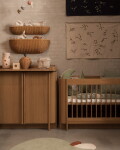 Ferm Living Nástěnná textilní mapa souhvězdí Constellation Undyed, béžová barva, textil