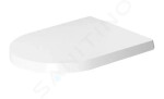DURAVIT - ME by Starck WC sedátko Compact, bílá/matná bílá 0020112600