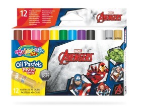 Colorino Marvel Avengers - olejové pastely 12 barev
