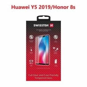 SWISSTEN FULL GLUE COLOR FRAME CASE FRIENDLY sklo pro HUAWEI Y5 2019/HONOR 8s černá (54501751)