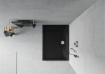 MEXEN - Flat sprchová vanička obdélníková slim 130 x 90, černá 40709013